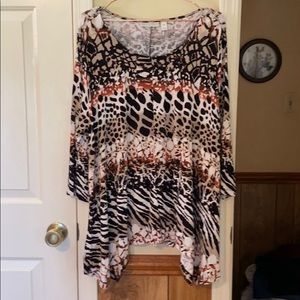 Dana Bachman XL Animal Print Top